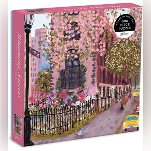 Galison Blooming Streets 500 Piece Beautifully
Illustrated Jigsaw Puzzle of NYC